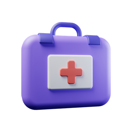 Medical Kit  3D Illustration