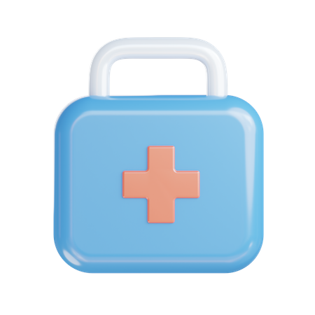 Medical Kit  3D Illustration