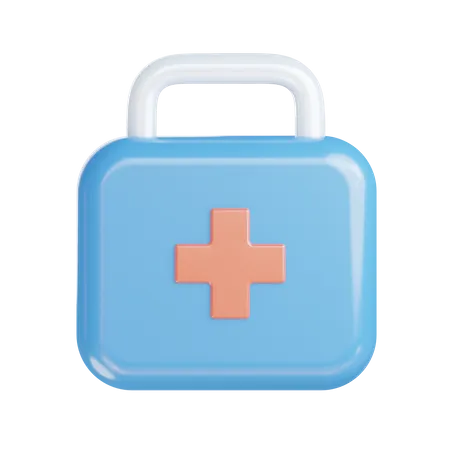 Medical Kit  3D Illustration