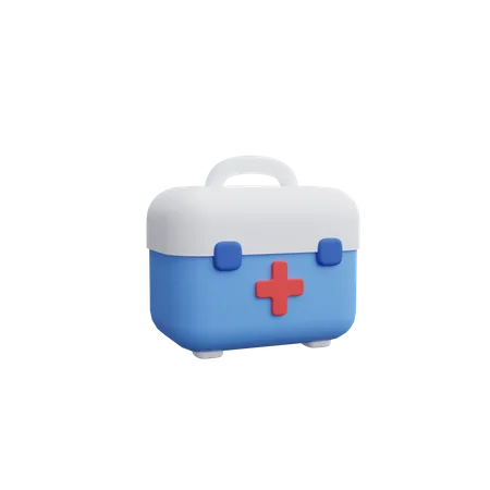 Medical Kit 3D Icon