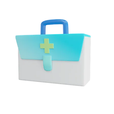 Medical Kit 3D Icon