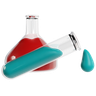 3d laboratory glassware emoji