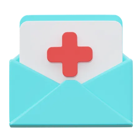 Medical Letter  3D Icon