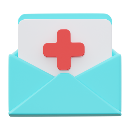 Medical Letter  3D Icon