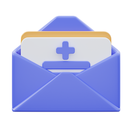 Medical Letter  3D Icon