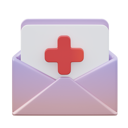 Medical Letter  3D Icon