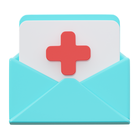 Medical Letter  3D Icon