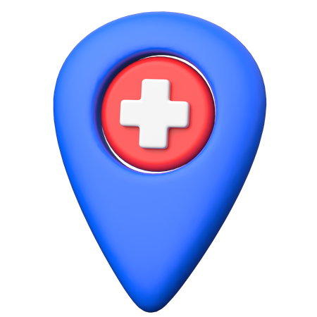 Medical location  3D Icon