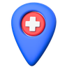 3d medical location emoji