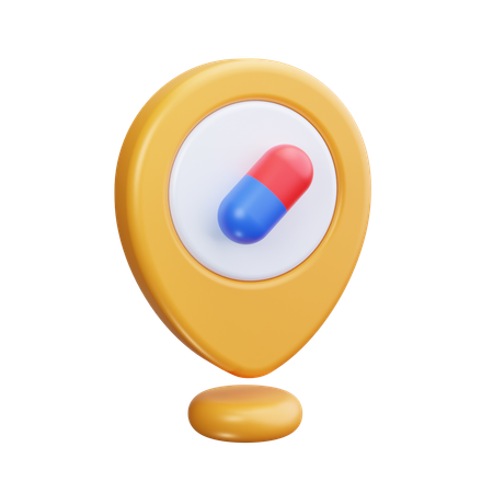 Medical Location  3D Icon