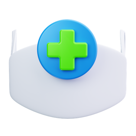 医療用マスク  3D Icon