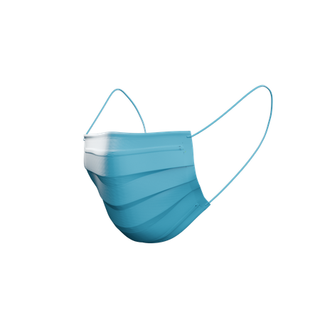 Medical Mask 3D Illustration