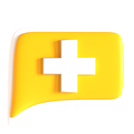Medical Message  3D Icon
