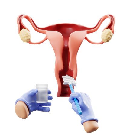 Medical Pap Test  3D Icon