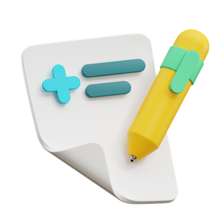 Medical Prescription  3D Icon