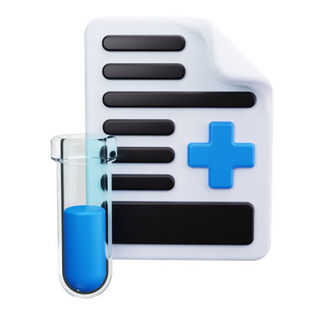 Medical Prescription  3D Icon