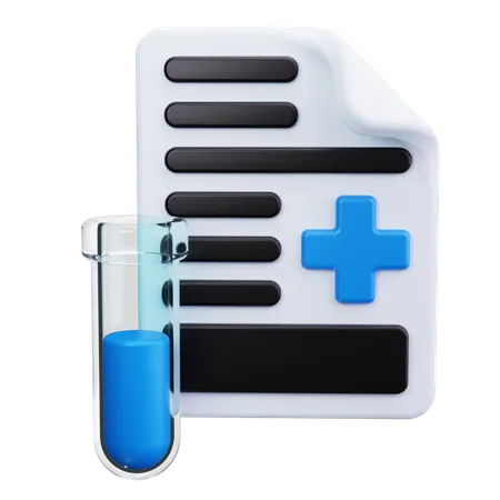 Medical Prescription  3D Icon