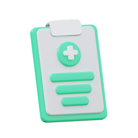 Medical Prescription  3D Icon