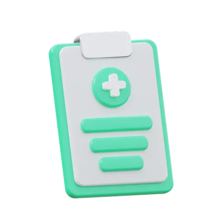 Medical Prescription  3D Icon