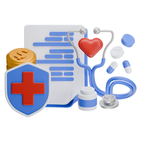 Medical Protection Policy  3D Icon