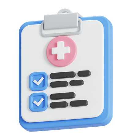 Medical record  3D Icon