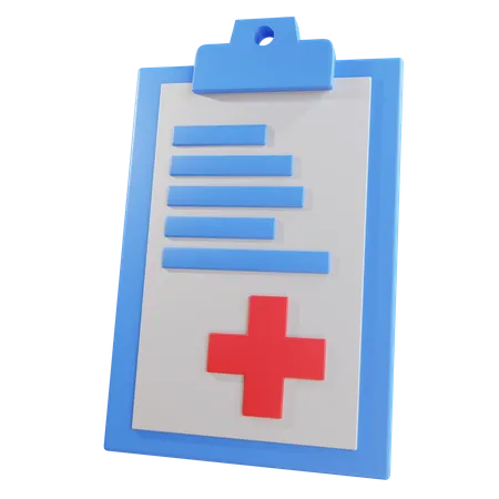 Medical Record  3D Icon