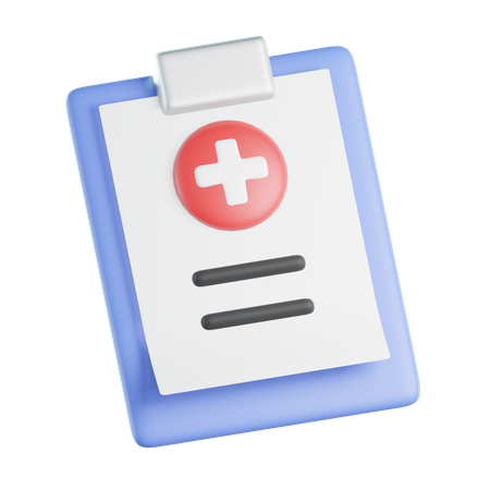 Medical Record  3D Icon