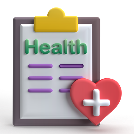 Medical Record  3D Icon