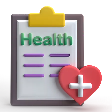 Medical Record  3D Icon