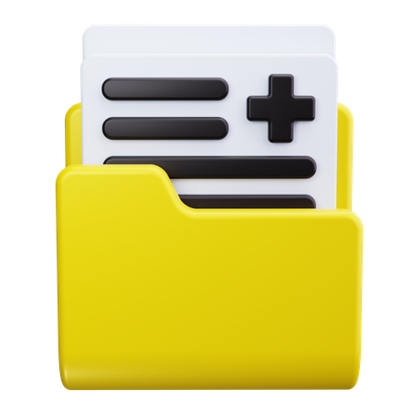 Medical Record  3D Icon