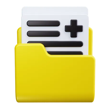 Medical Record  3D Icon