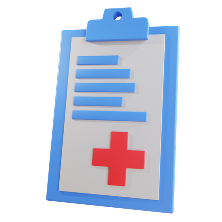 Medical Record  3D Icon
