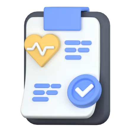 Medical record  3D Icon