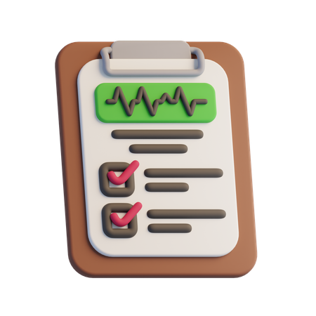 Medical records  3D Icon