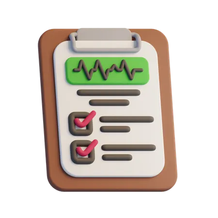 Medical records  3D Icon