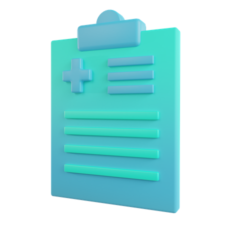 Medical Records  3D Illustration