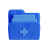 medical records emoji 3d