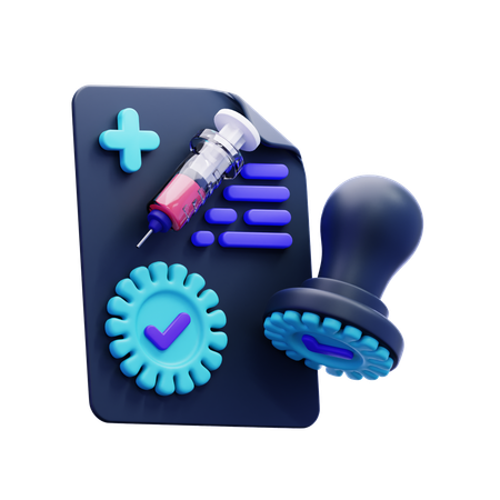 医療報告書  3D Icon