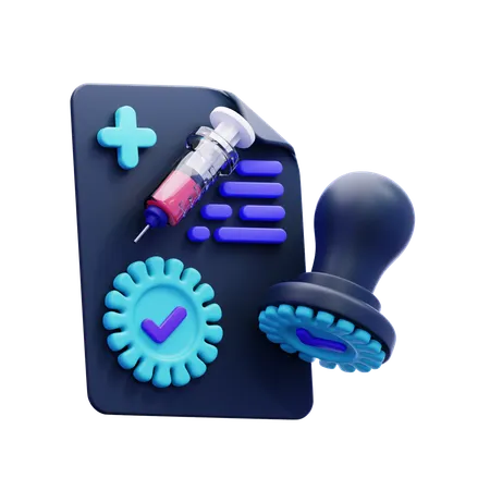 医療報告書  3D Icon