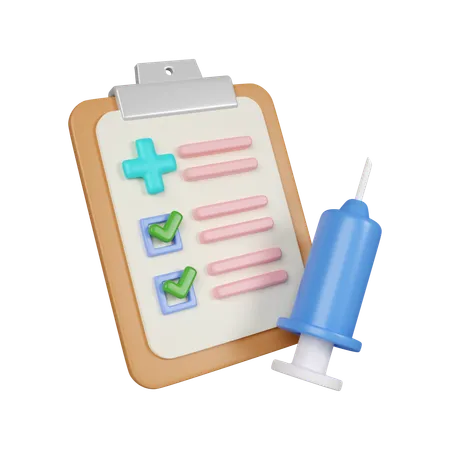 Medical Report  3D Icon