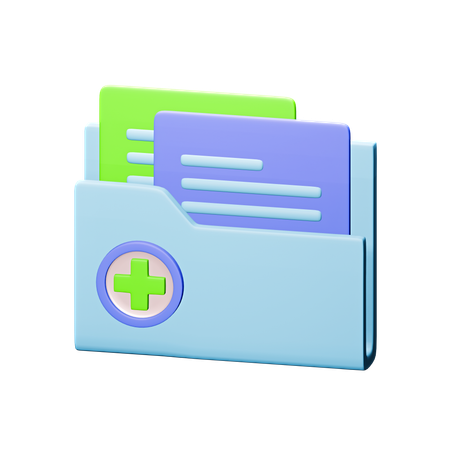 Medical Report  3D Icon