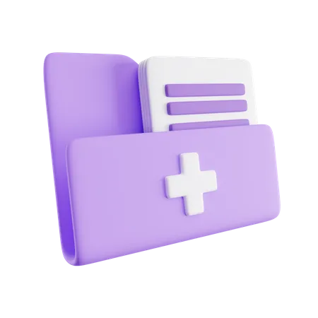 Medical Report  3D Icon