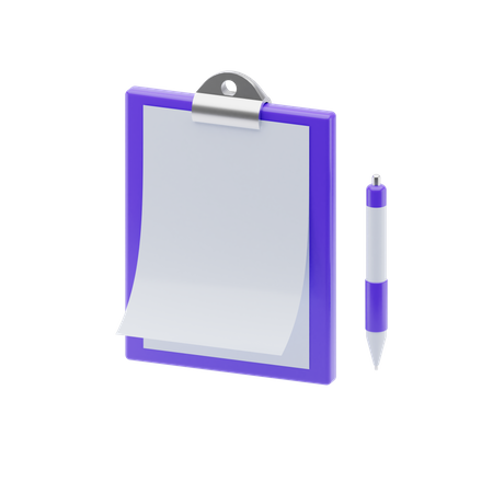 Medical Report  3D Icon