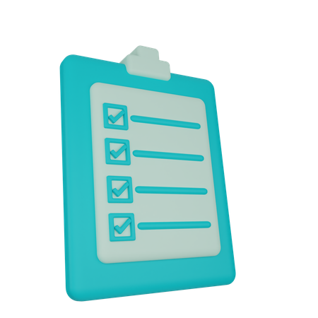 Medical Report  3D Icon