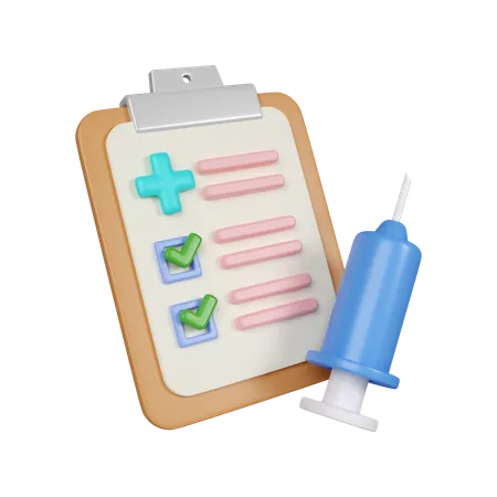 3 D First Aid Medicine With Check List For Health Pharmaceutical Health Medical Of Heart Emergency Help 3 D Pharmacy Drug Icon Isolated On White Background 3 D Rendering Illustration Clipping Path 3D Icon