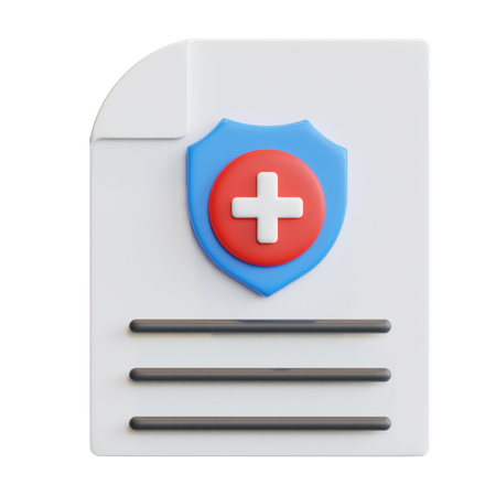 Medical report  3D Icon