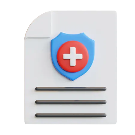 Medical report  3D Icon