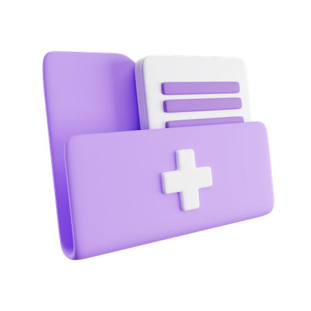 Medical Report  3D Icon