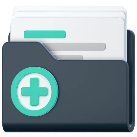 Medical Results  3D Icon