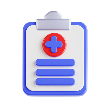 Medical Rreport  3D Icon